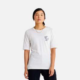 Tricou Ciclism SPECIALIZED/FJALLRAVEN Women's Cotton Pocket (S/S) - Eggshell