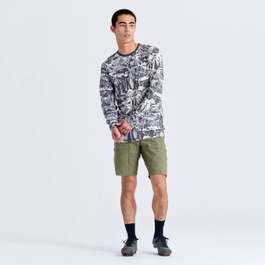 Tricou Ciclism SPECIALIZED/FJALLRAVEN Men's Cotton Caliswe (L/S) - Basalt/Eggshell
