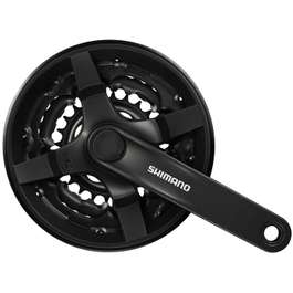 Angrenaj SHIMANO Tourney FC-TY301 - 3x6/7/8 Viteze, 150mm, 42x34x24T w/CG
