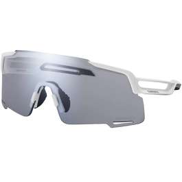 Ochelari Ciclism SHIMANO Equinox - Matte White cu Lentile Photochromic Gray