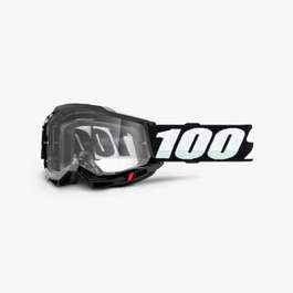 Ochelari Ciclism 100% Accuri 2 Enduro Mtb Goggle Fluo Yellow - Clear Vented Dual Lens