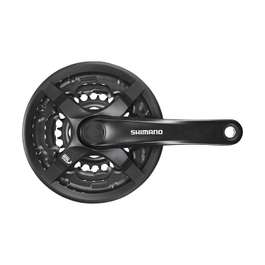 Angrenaj Pedalier SHIMANO Tourney FC-TY501 - 3x6/7/8 Viteze, 175mm, 42-34-24T w/CG
