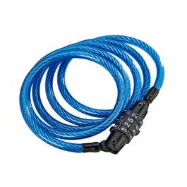 Antifurt Cablu KRYPTONITE Keeper 712 Combo - 7mm/120cm - Blue