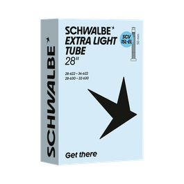 Camera SCHWALBE SCV15L-EL Extra Light 28 (28/34-622/630) IB Black 50mm