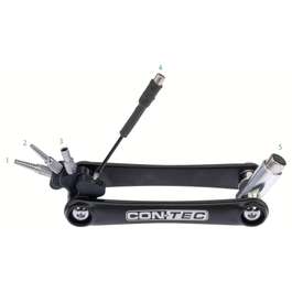 Multitool Rutare Cabluri prin Cadru CONTEC - Black/Silver