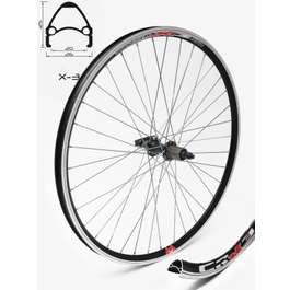 Roata Spate CROSSER X3 36H 28'' Caseta, QR - Frana V-brake cu Butuc JY802