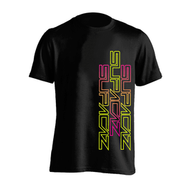 Tricou Ciclism SUPACAZ Str8 Up (S/S) - Roz/Galben XL