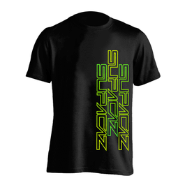 Tricou Ciclism SUPACAZ Str8 Up (S/S) - Verde/Albastru XS