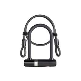 Antifurt U-Lock AXA Newton UL MINI 16mm/140cm + Cablu 10mm/100cm - Black