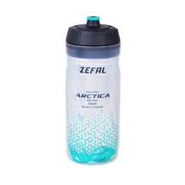 Bidon ZEFAL Arctica 55 Grip-Cap 550ml - Silver/Caraibean Green