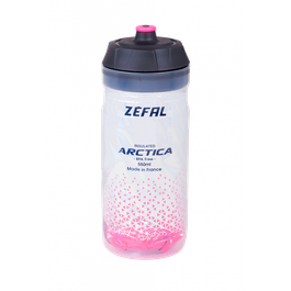 Bidon ZEFAL Arctica 55 Grip-Cap 550ml - Silver/Light pink