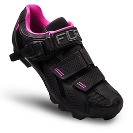 Pantofi Ciclism FLR F-65 III Elite Mtb - Black/Pink