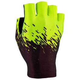 Manusi Ciclism SUPACAZ SupaG (S/F) - Black/Neon Yellow