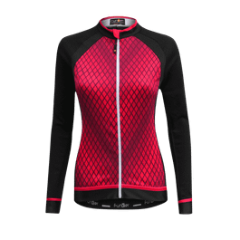 Tricou Ciclism FUNKIER Luciana-L Pro Women (L/S) - Pink