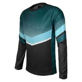Tricou Ciclism FUNKIER Turone-W Enduro - Black/Turquoise