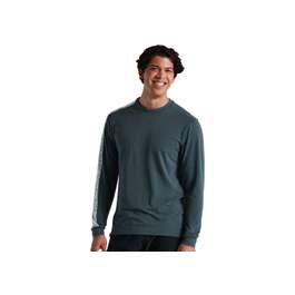 Tricou Ciclism SPECIALIZED Men's Trail (L/S) - Cast Battleship