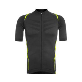 Tricou Ciclism FUNKIER Respirare Elite (S/S) - Gri/Galben