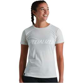 Tricou Ciclism SPECIALIZED Women's Wordmark (S/S) - Dove Grey