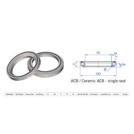 Rulment cuvete FSA Super Light ACB 45x45 1"1/4 MR082R