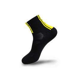 Sosete Ciclism FLR Elite 14cm - Black/Yellow