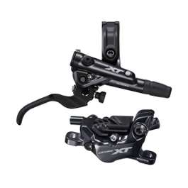 Frana Disc Hidraulica SHIMANO Deore XT BL-M8100 (L) + BR-M8120 (F) | Placute Resin w/Fin