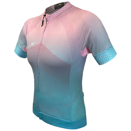 Tricou Ciclism FUNKIER Farnia Pro Women (S/S) - Pink/Mint