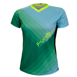 Tricou Ciclism FUNKIER Termoli-W Enduro Women (S/S) - Green/Blue