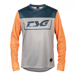 Tricou Ciclism TSG Breeze (L/S) - Blue Orange