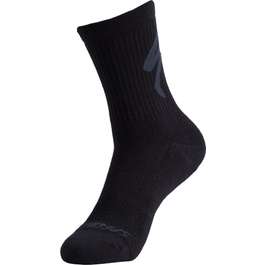 Sosete Ciclism SPECIALIZED Cotton Tall Logo - Black