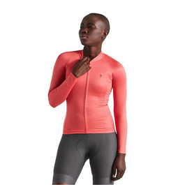 Tricou Ciclism SPECIALIZED Women's SL Air Solid (L/S) - Vivid Coral