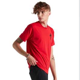 Tricou Ciclism SPECIALIZED Men's S-Logo (S/S) - Flo Red