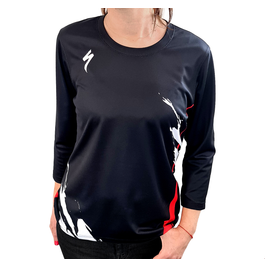 Tricou Ciclism SPECIALIZED Women's All Mountain (3/4 Sleeve)- Trail of Flames