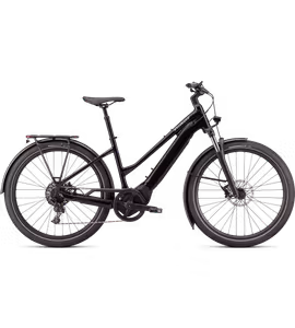 Bicicleta SPECIALIZED Turbo Vado 4.0 Step-Through - Cast Black/Silver Reflective