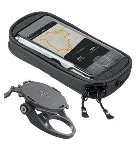 Suport telefon SKS Compit cu prindere pe pipa + Gentuta telefon SKS SmartBag